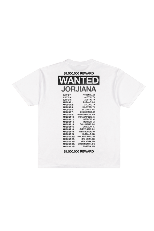 Jorjiana Wanted Tour Tee